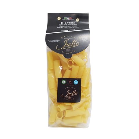 Irollo Rigatoni Pâtes Sans Gluten de Maïs et Riz