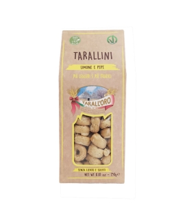 Tarall'oro Taralli Lemon And Black Pepper
