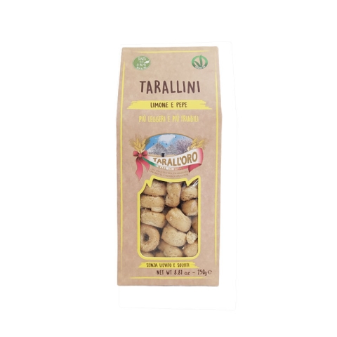 Tarall'oro Taralli Lemon And Black Pepper